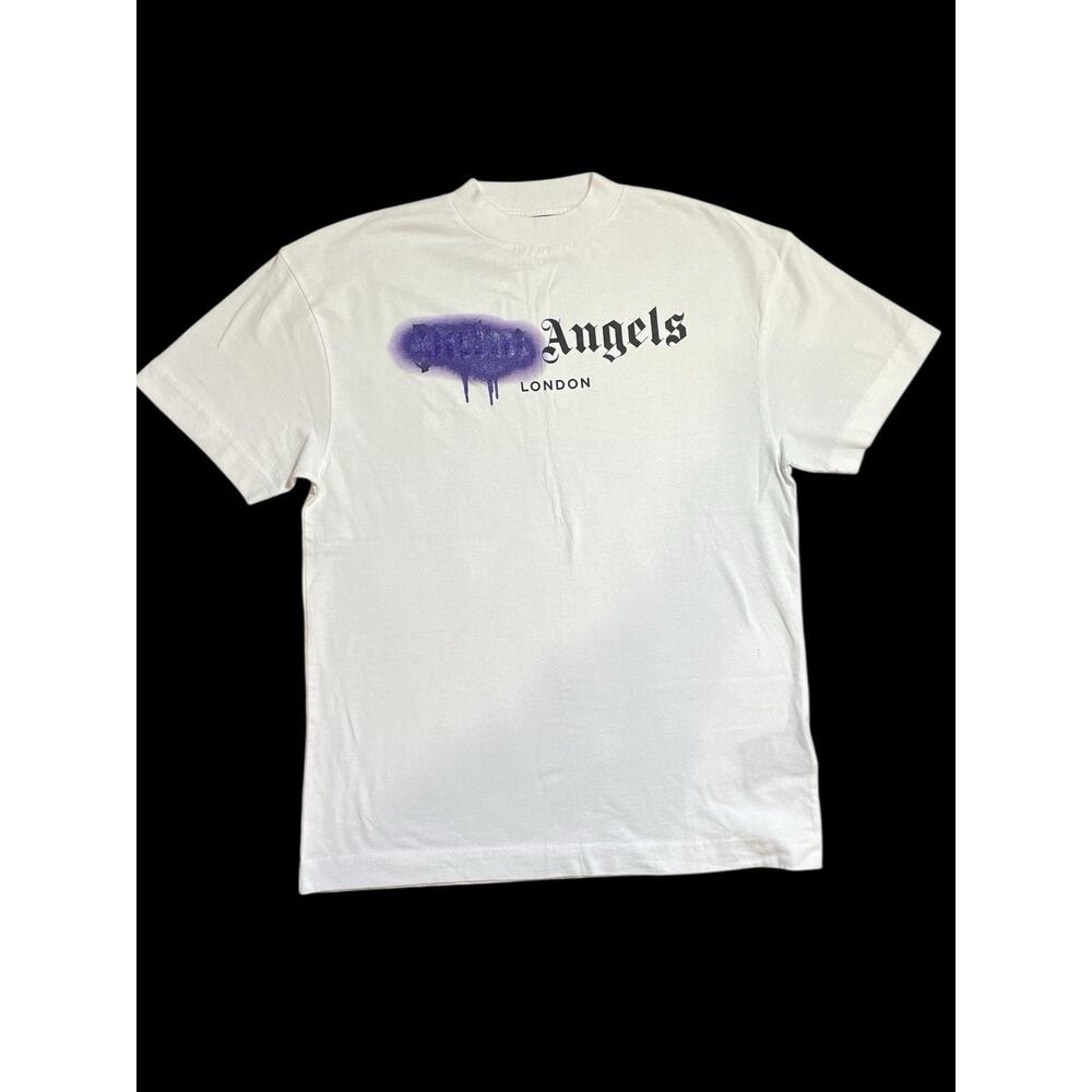 Palm Angels Graffiti T-Shirt, White, Size Small—New Without Tags, Has Defect
